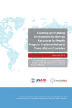  Creating an Enabling Environment for HRH Program Implementation in Three African Countries