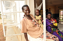Patients at Dokolo Health Center IV