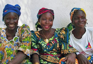 Peer educators Katerine, Aïssatou, and Doudou support their communities and each other in the fight against HIV and AIDS in Maroua, Cameroon