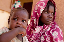 Mother and child in Mali
