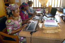 data entrants at the Nigeria Nurses and Midwives Council