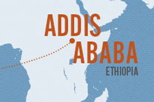 Addis Ababa map