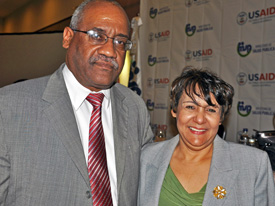 Dr. Roberto Lafontaine and Dr.Sonia Brito-Anderson