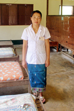 Health worker in Lao PDR
