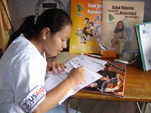 health worker in Bolivia