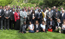 Community health worker meeting participants