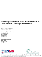 Promising Practices to Build HR Capacity in HIV Strategic Information