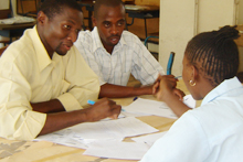 Participants in workplace climate improvement initiative