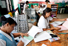 Health workers in Guatemala