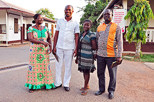 Health workers in Ghana