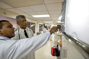 Health workers in Panama