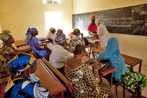 Health professional students in Mali