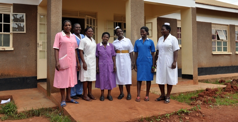 Health workers in Mukono District